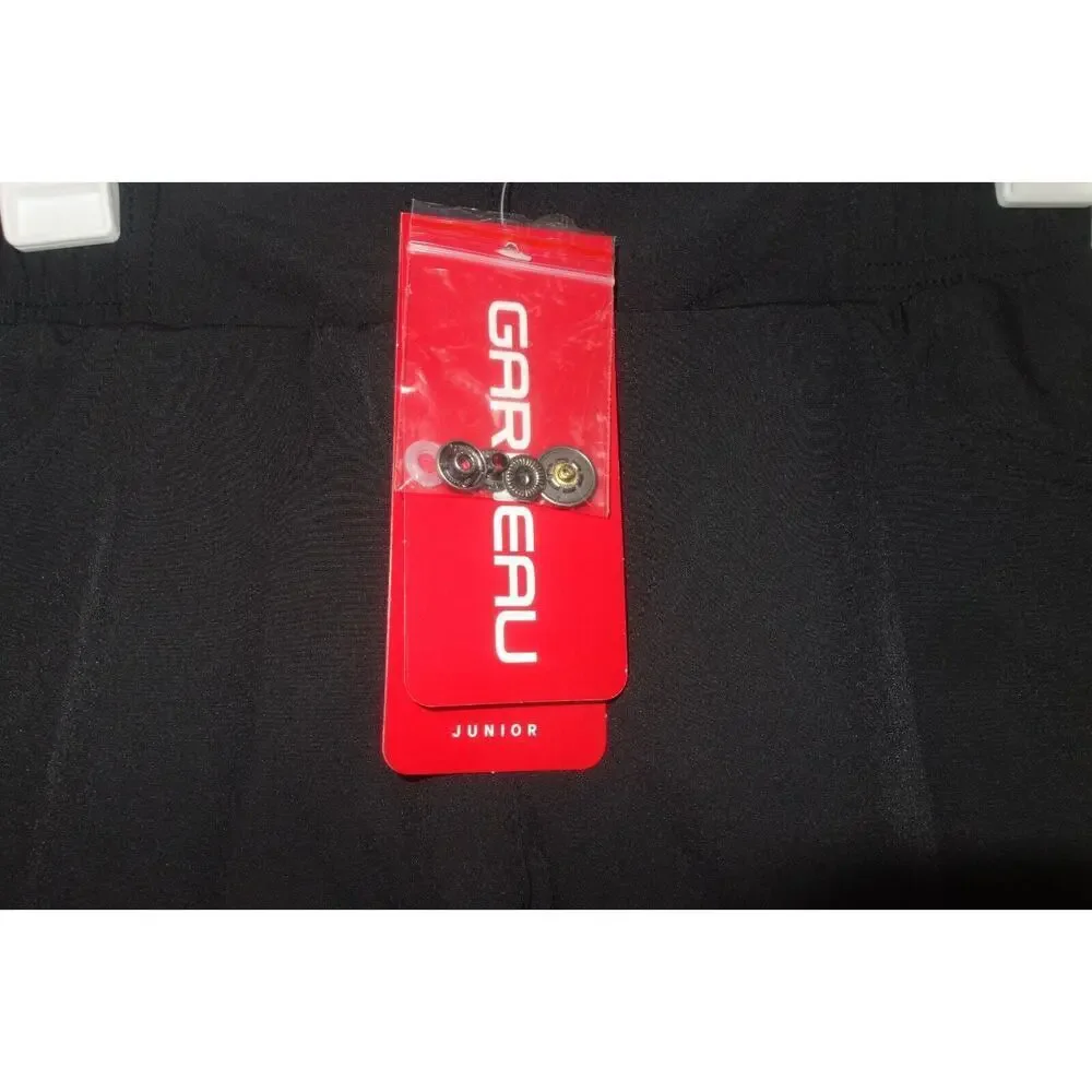 NEW Louis Garneau Kids Range 3 Bike Cycling Padded Shorts JR Black Size Medium